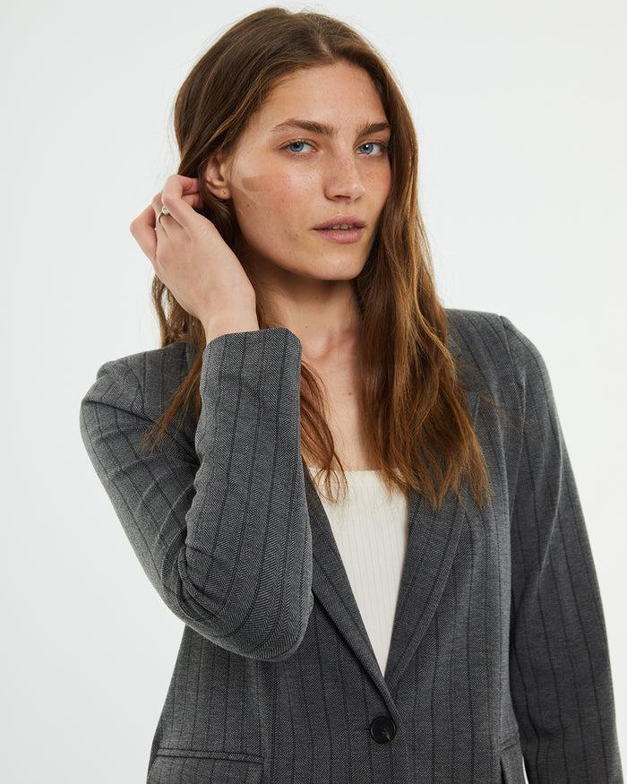 System Action Americana Corta Tejido Raya Diplomática