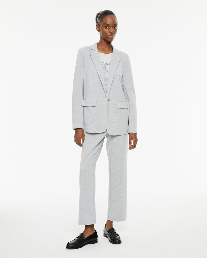 System Action Americana Cuello Solapa De Manga Larga Con Hombreras