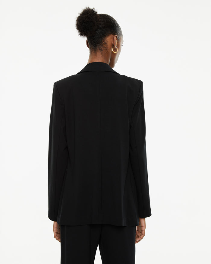 System Action Americana Recta Con Cierre Frontal Cruzado Con Botones