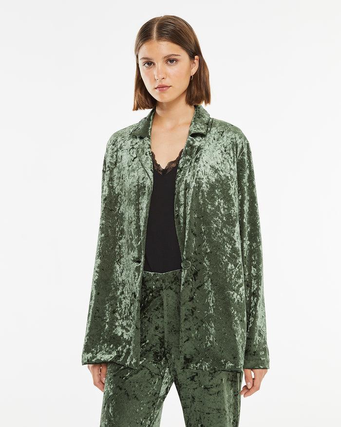 System Action Americana Velvet Cierre Delantero Con Botón