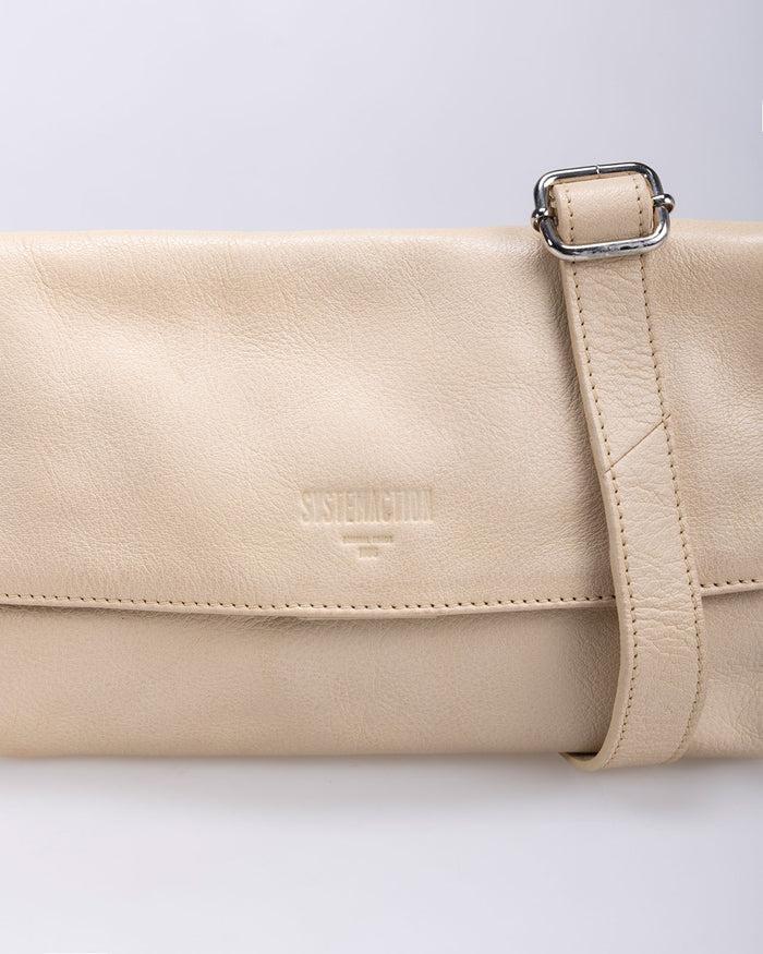 System Action Bolso Piel Pequeño Doble Compartimento Estilo Bandolera