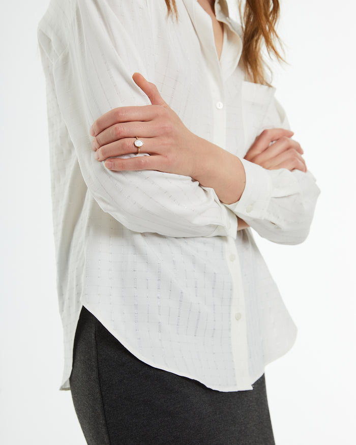 System Action Camisa Básica Con Bolsillo Delantero Plastrón