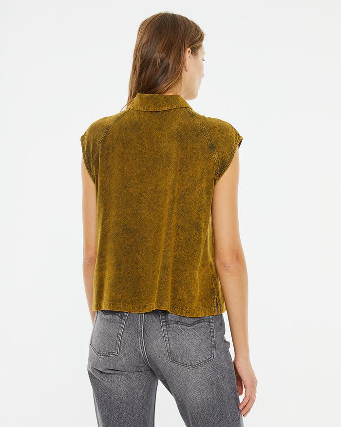 System Action Camisa Fluida Oversize Hombros Caídos