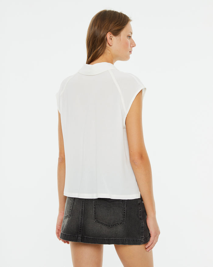 System Action Camisa Fluida Oversize Hombros Caídos