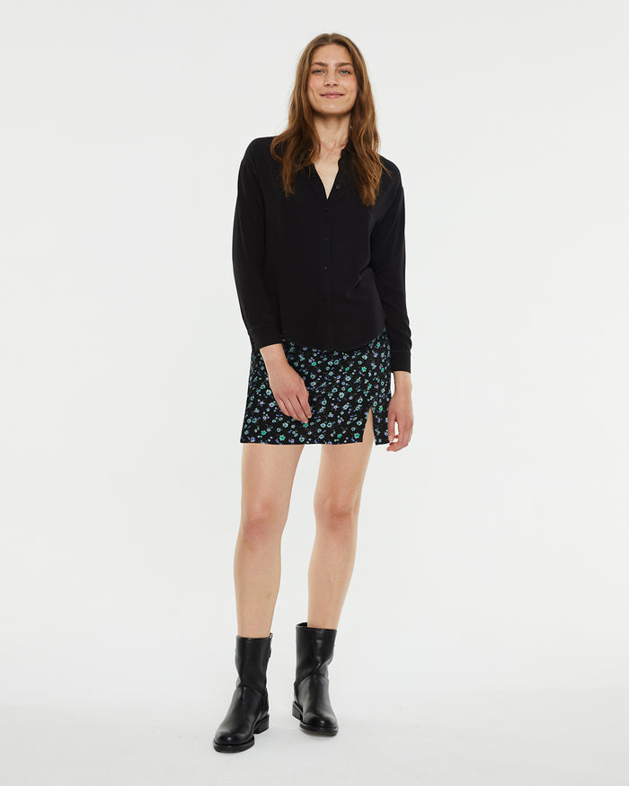 System Action Camisa Oversize Fluida Cuello Camisero