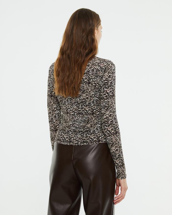 System Action Camiseta Ajustada Estampada Cuello Perkins