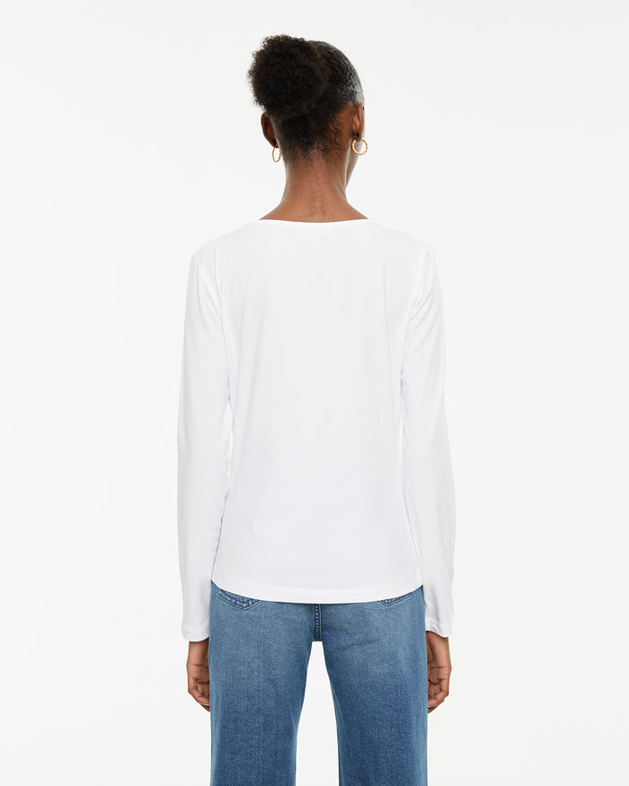 System Action Camiseta Básica Ajustada De Manga Larga