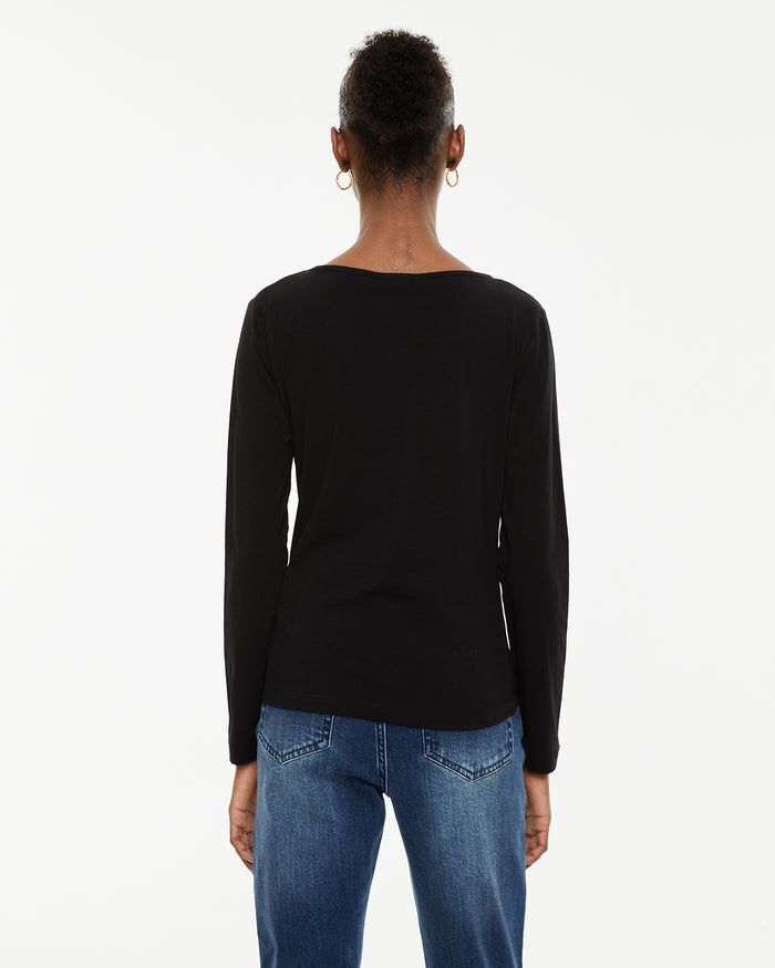 System Action Camiseta Básica Ajustada De Manga Larga