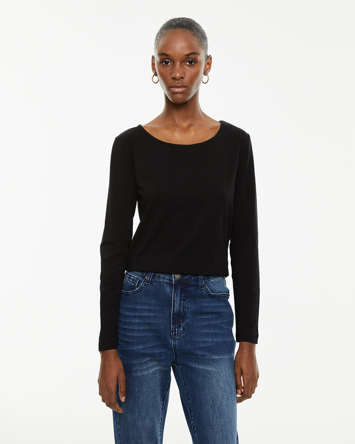 system action Camiseta básica ajustada de manga larga