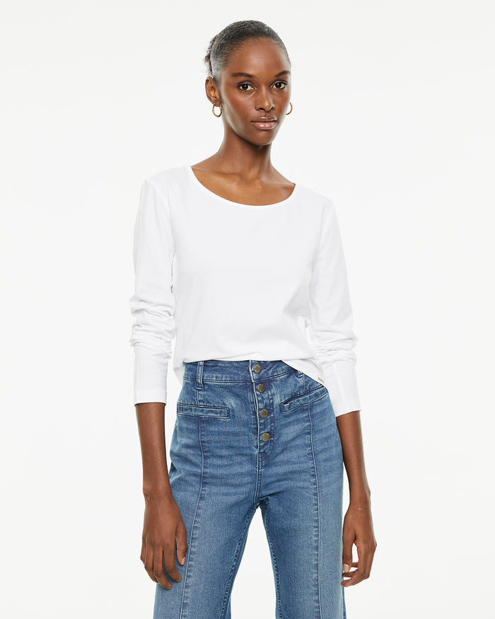 system action Camiseta básica ajustada de manga larga