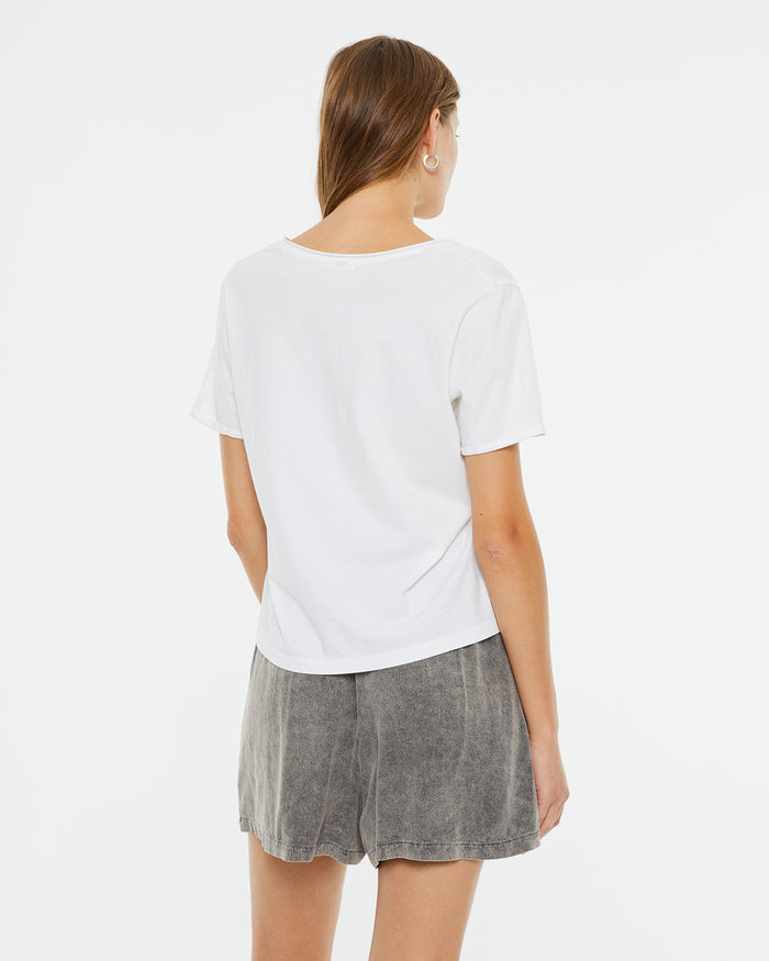 System Action Camiseta Básica Manga Corta Cuello Pico