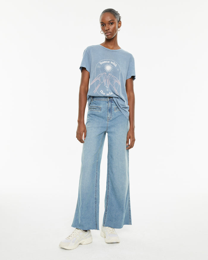 System Action Camiseta De Manga Corta Estampado Golondrinas