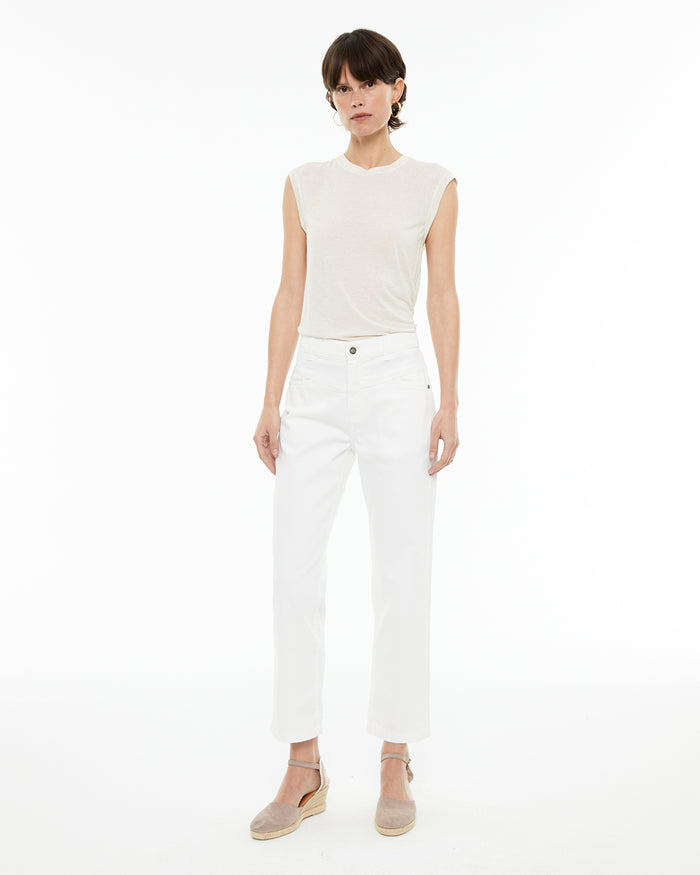 System Action Camiseta Lino Efecto Vigoré Con Tejido Flamé