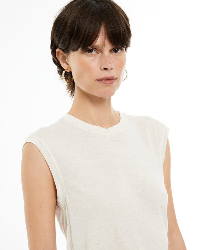 System Action Camiseta Lino Efecto Vigoré Con Tejido Flamé