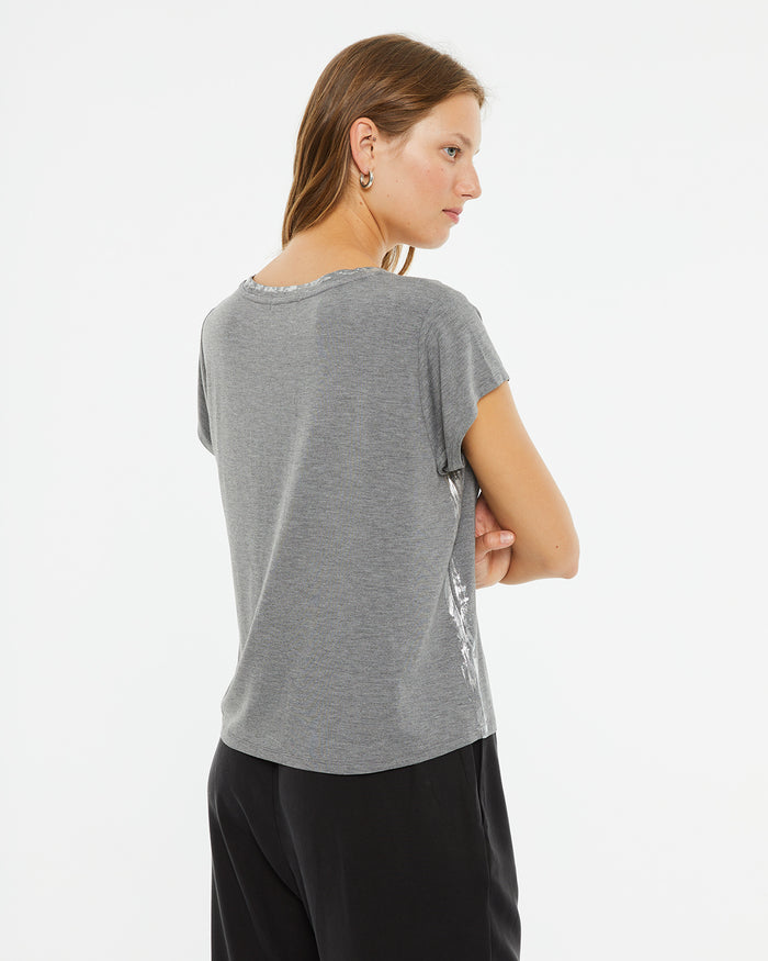 System Action Camiseta Manga Corta Con Detalles Foil