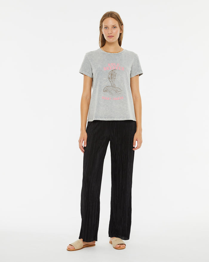 System Action Camiseta Manga Corta Estampado Serpiente