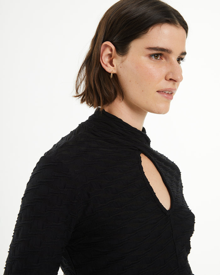 System Action Camiseta Manga Larga Con Detalle Cut Out