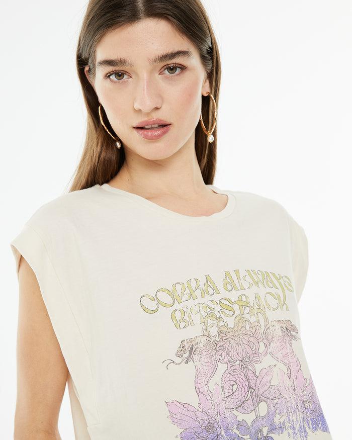 System Action Camiseta Sin Mangas Con Estampado Serpiente