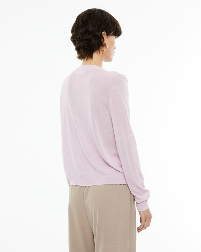 System Action Cárdigan Crop De Manga Corta Con Cierre Botones