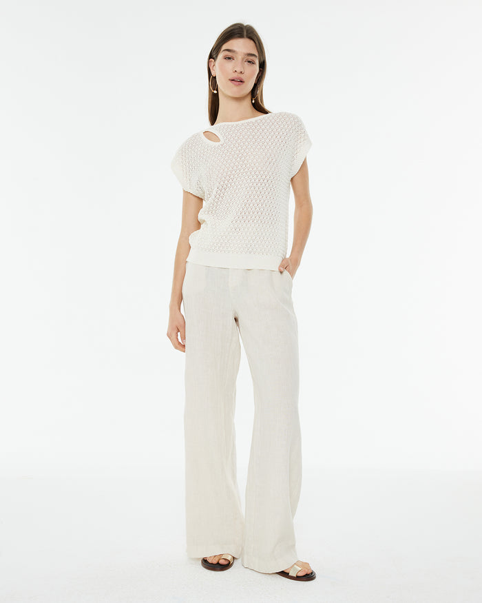 System Action Jersey Calado De Manga Corta Con Detalle Cut-out En Hombro