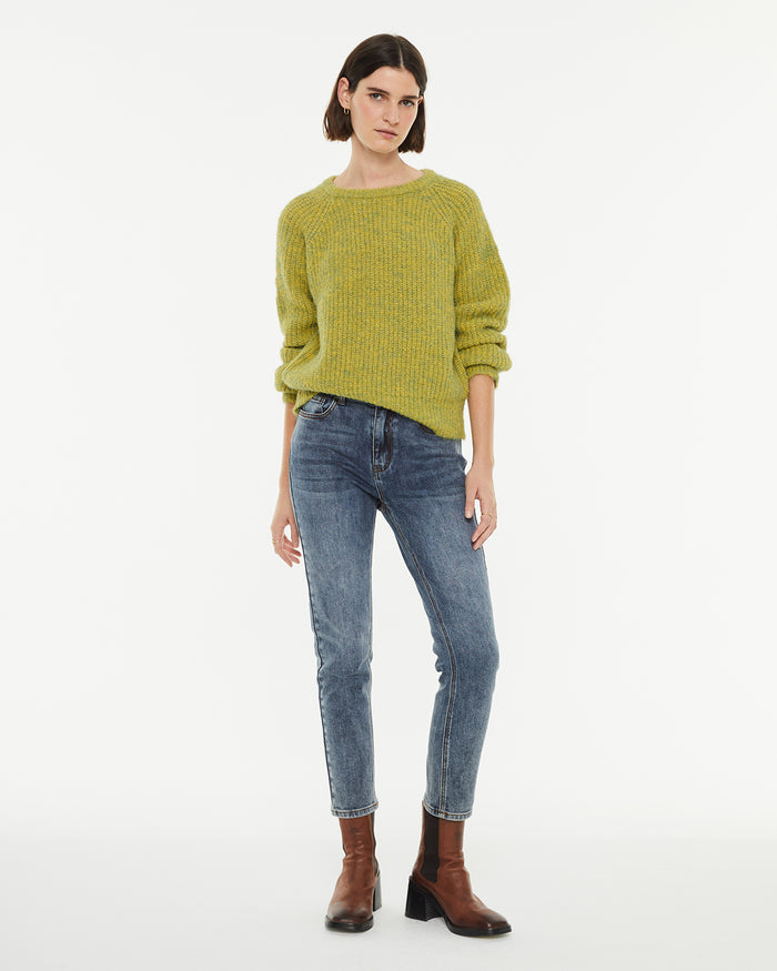 System Action Jersey Con Detalle Brillo En Cuello Y Puños