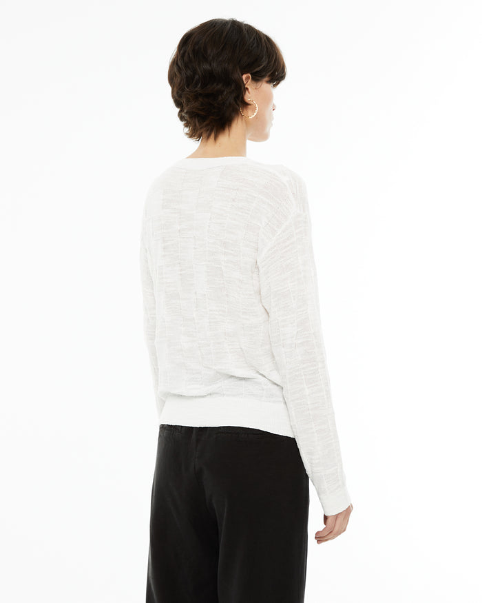 System Action Jersey De Punto Estructurado Geométrico