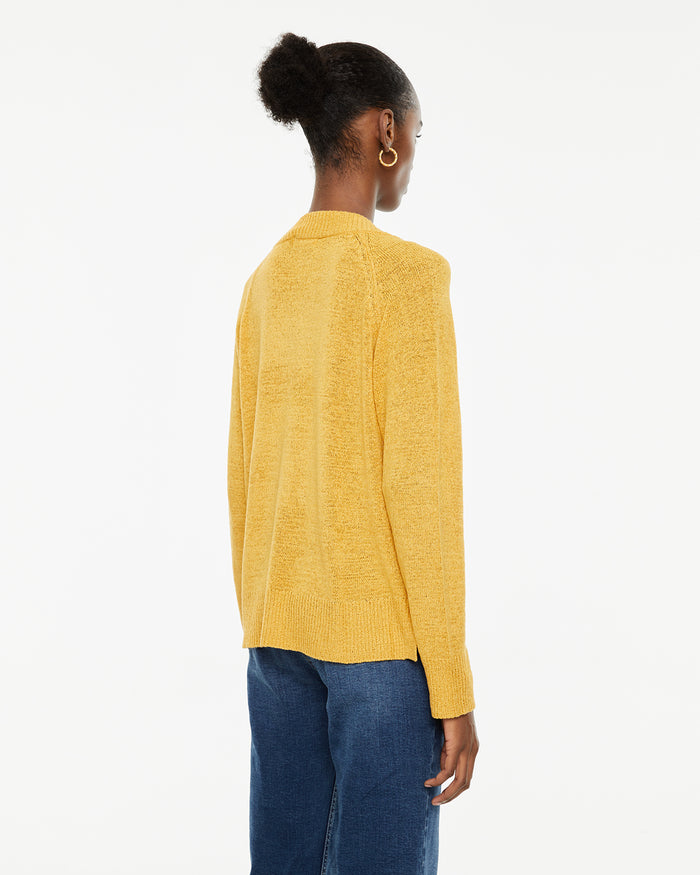 System Action Jersey Escote Pico Con Aberturas Laterales Y Acabados Rib