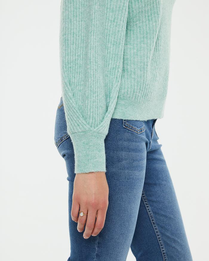 System Action Jersey Oversize Manga Larga Abullonada