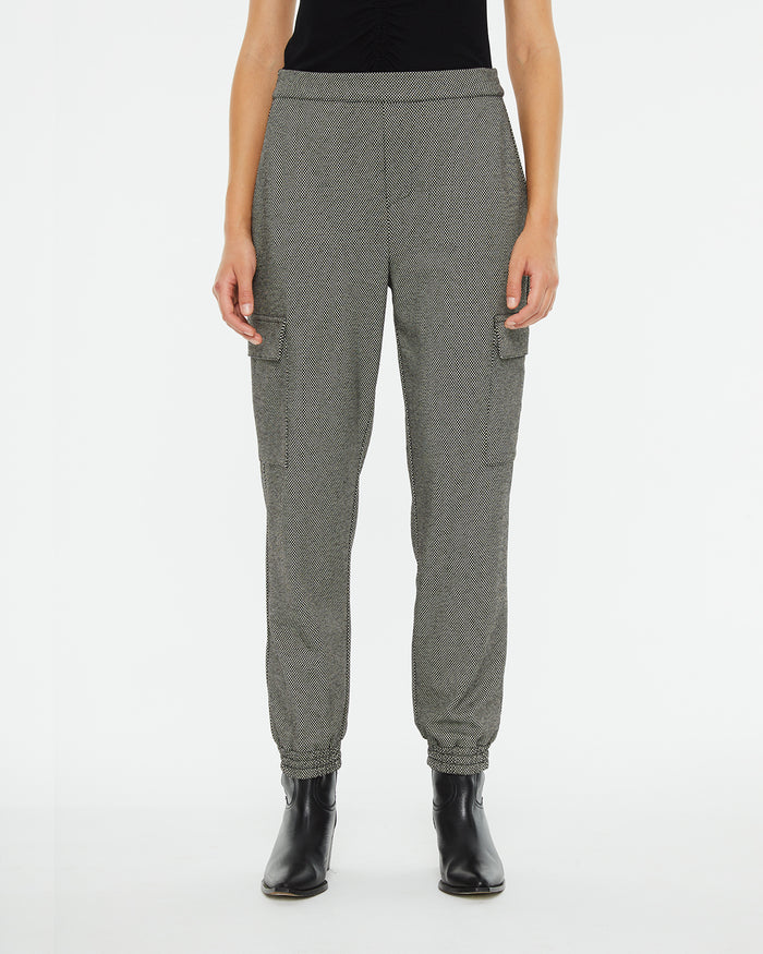 System Action Pantalón Jogger Jacquard Bolsillos Cargo