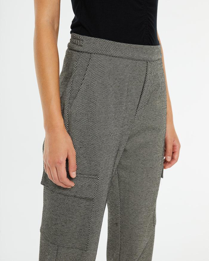 System Action Pantalón Jogger Jacquard Bolsillos Cargo