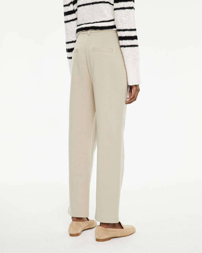 System Action Pantalón Largo Recto De Tiro Medio Tejido Confort