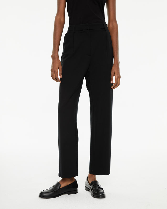 System Action Pantalón Largo Recto De Tiro Medio Tejido Confort