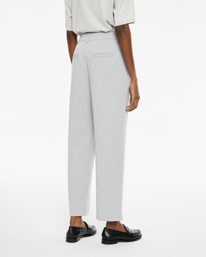 System Action Pantalón Tejido Jacquard Confort De Tiro Medio