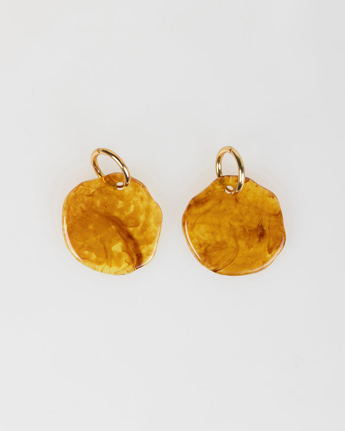 system action Pendientes marmolados diseño circular