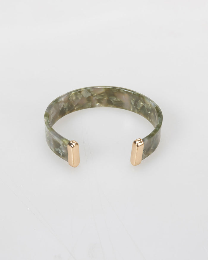 System Action Pulsera Rígida Semi Abierta Efecto Mármol