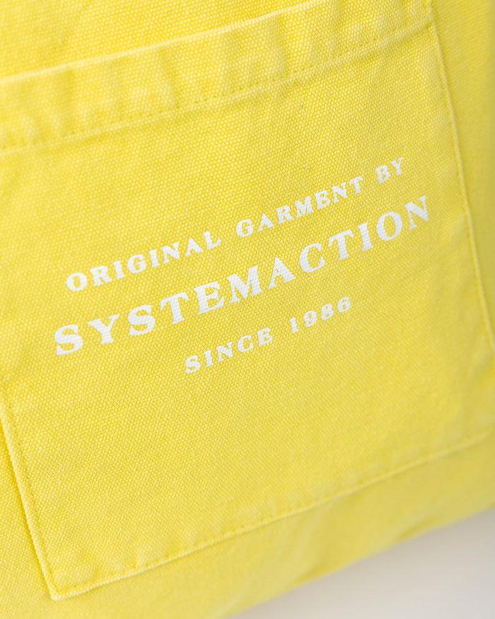 System Action Bolso De Algodón Efecto Lavado