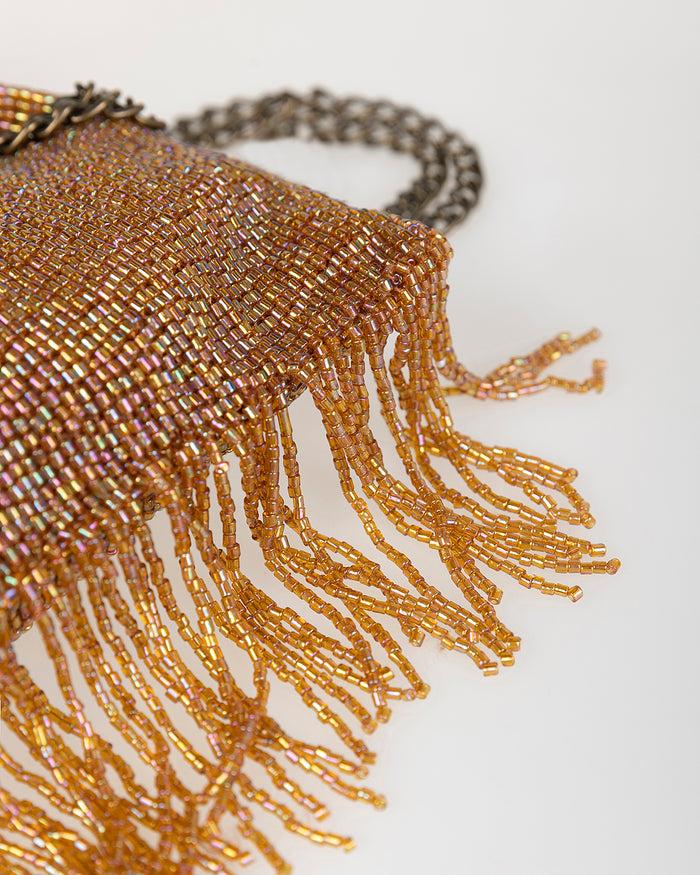 System Action Bolso De Fiesta Con Beats Y Flecos