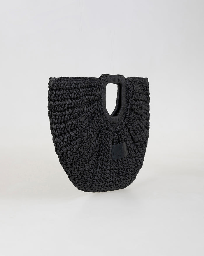 System Action Bolso Media Luna Trenzado