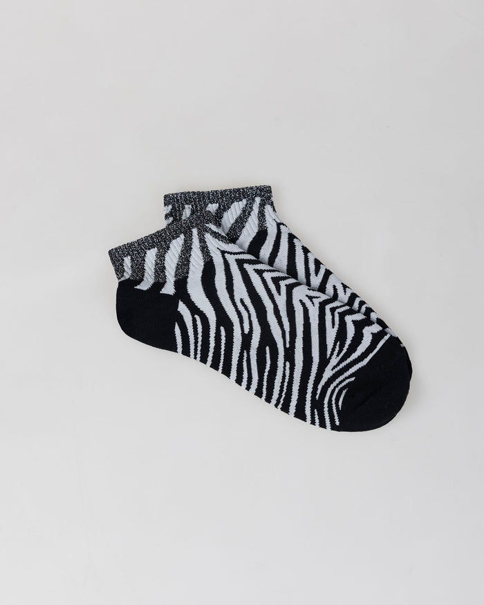 System Action Calcetines Animal Print Cebra