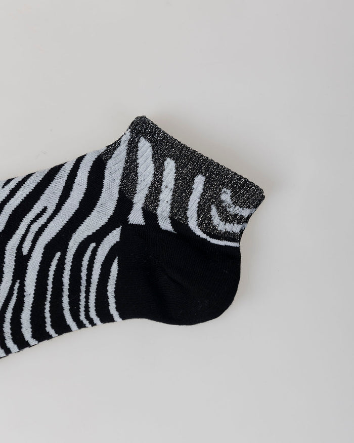 System Action Calcetines Animal Print Cebra