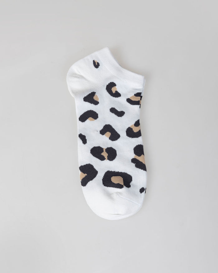 system action Calcetines con manchas de leopardo