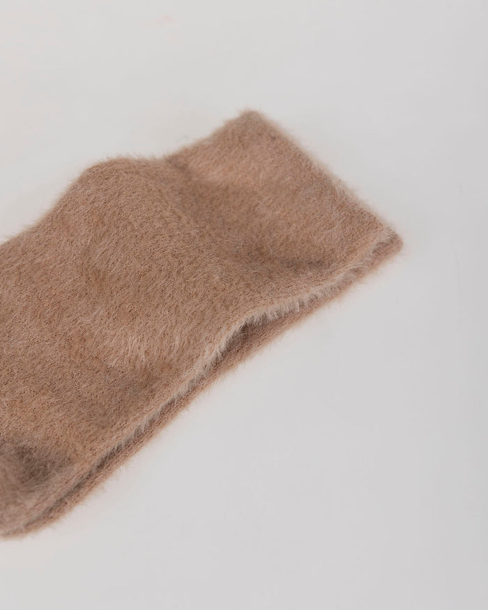 System Action Calcetines De Pelo Beige