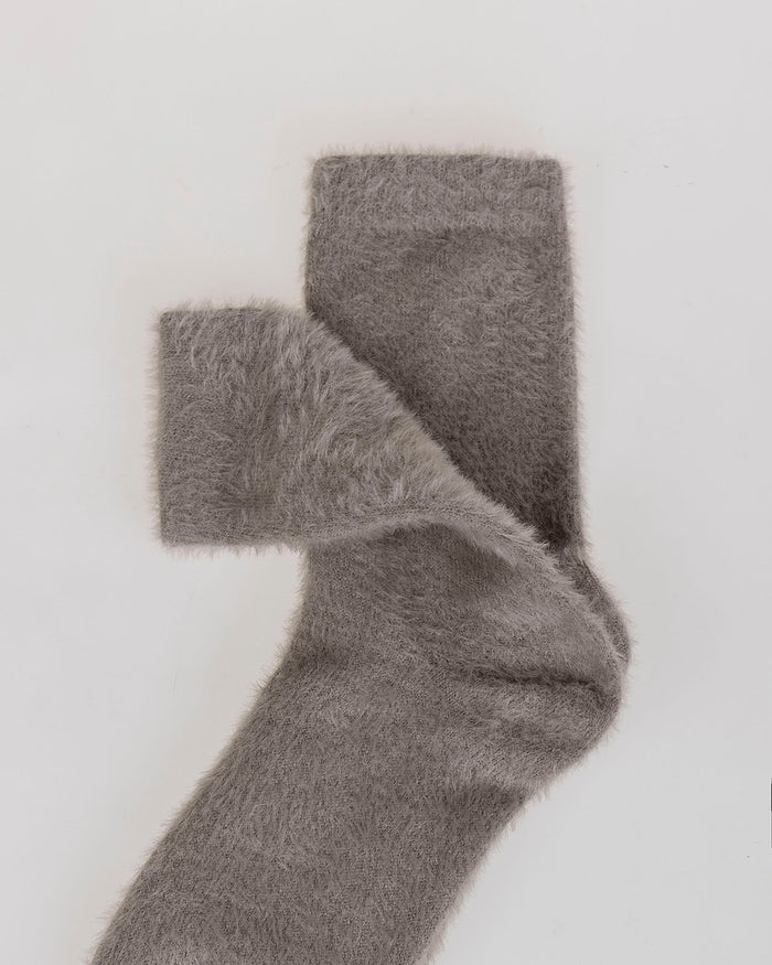 System Action Calcetines De Pelo Gris Claro