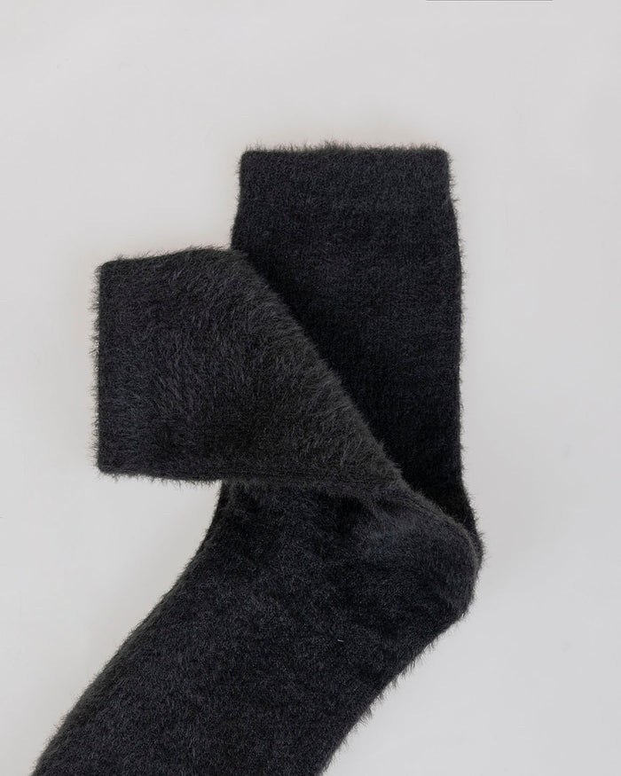 System Action Calcetines De Pelo Gris Oscuro