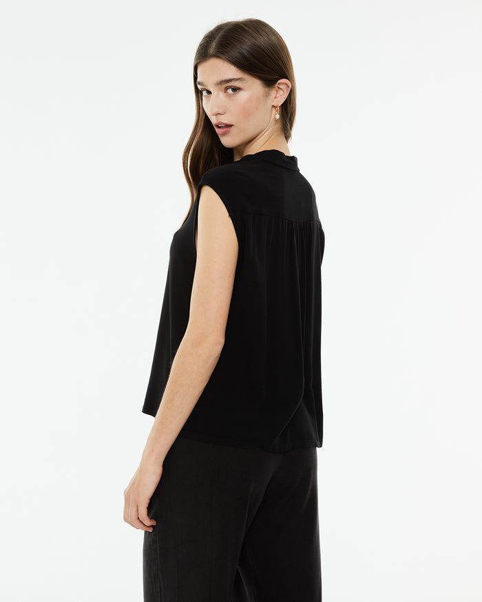 System Action Camisa Fluida Oversize Sin Mangas