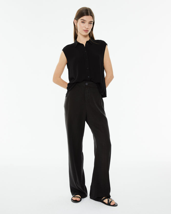 System Action Camisa Fluida Oversize Sin Mangas