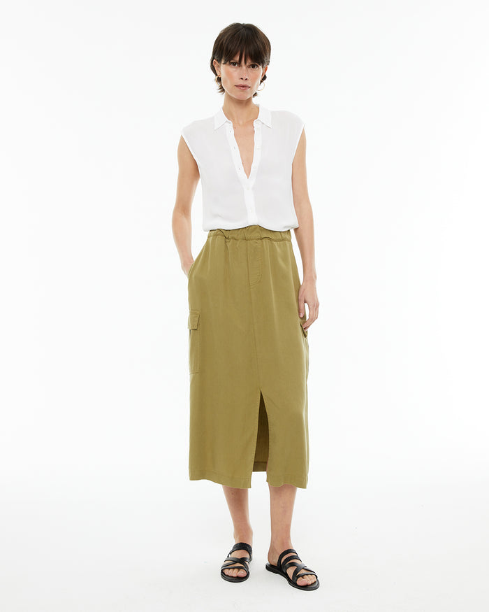 System Action Camisa Fluida Oversize Sin Mangas