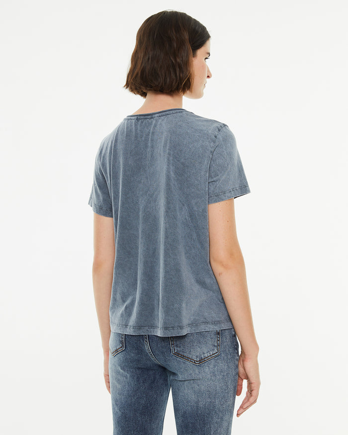 System Action Camiseta Manga Corta Estampado Luna