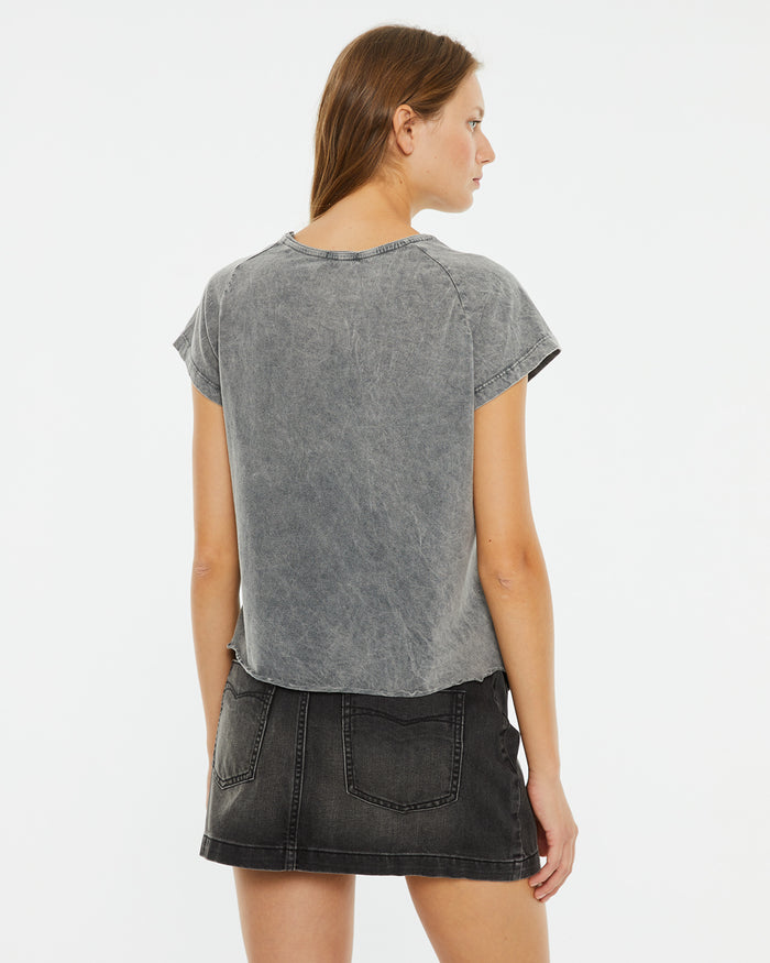 System Action Camiseta Manga Corta Estampado Rosa