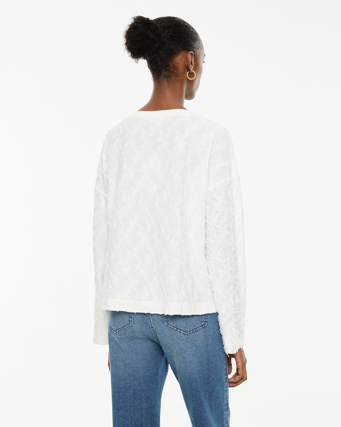 System Action Camiseta Manga Larga Tejido Jacquard